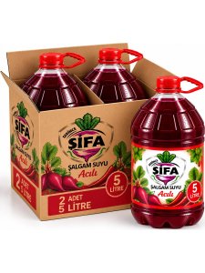 Acılı 5 Litre Şifa Şalgam Suyu (2'lİ Koli)